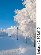 Зимний городской пейзаж (2011 год). Стоковое фото, фотограф Икан Леонид / Фотобанк Лори