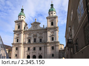 Кафедральный собор (Salzburger Dom). Зальцбург. Австрия. (2011 год). Стоковое фото, фотограф Вадим Хомяков / Фотобанк Лори