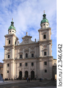Кафедральный собор (Salzburger Dom). Зальцбург. Австрия. (2011 год). Стоковое фото, фотограф Вадим Хомяков / Фотобанк Лори