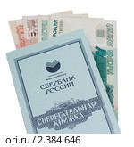 Сберегательная книжка с деньгами (2011 год). Редакционное фото, фотограф Катерина Макарова / Фотобанк Лори