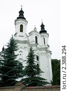 Костёл св. Андрея в Слониме, Гродненеская область, Беларусь (2009 год). Стоковое фото, фотограф Марина Шатерова / Фотобанк Лори