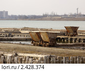 Саки, Восточный лечебный водоем Сакского озера, Сакская ГГРЭС (2011 год). Стоковое фото, фотограф Анна Мартынова / Фотобанк Лори