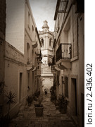 Ретро-фото старых улиц. Валетта (2010 год). Стоковое фото, фотограф Яков Филимонов / Фотобанк Лори
