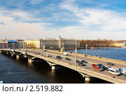 Благовещенский мост, вид с крыши (2011 год). Стоковое фото, фотограф Алексей Ширманов / Фотобанк Лори
