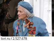 Женщина - ветеран Великой Отечественной войны (2011 год). Редакционное фото, фотограф Илюхина Наталья / Фотобанк Лори