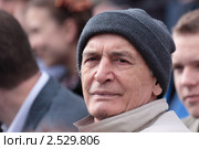 Актер Василий Семёнович Лановой (2011 год). Редакционное фото, фотограф Игорь Долгов / Фотобанк Лори