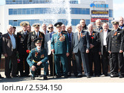 Ветераны войны в День Победы (2011 год). Редакционное фото, фотограф Оксана Лычева / Фотобанк Лори