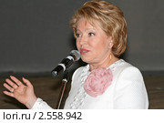 Валентина Матвиенко. Губернатор Санкт-Петербурга. (2011 год). Редакционное фото, фотограф Александр Тарасенков / Фотобанк Лори