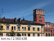 Промышленное здание в районе метро "Нарвская" (2011 год). Стоковое фото, фотограф Корчагина Полина / Фотобанк Лори