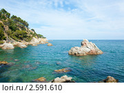 Коста Брава. Морской пейзаж. Испания (2011 год). Стоковое фото, фотограф E. O. / Фотобанк Лори