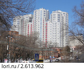 Новые дома Хабаровска (2011 год). Стоковое фото, фотограф Сергей Заводенко / Фотобанк Лори
