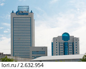 Здание Газпрома. Москва (2011 год). Редакционное фото, фотограф E. O. / Фотобанк Лори