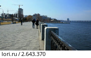 Таймлапс на набережной Днепропетровска (2011 год). Стоковое видео, видеограф ILLYCH / Фотобанк Лори