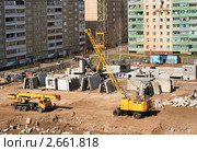 Строительство жилого дома (2007 год). Редакционное фото, фотограф ElenArt / Фотобанк Лори