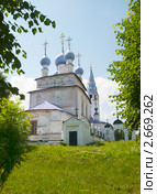 Крестовоздвиженская церковь. Палех. Ивановская область (2011 год). Стоковое фото, фотограф Румянцева Наталия / Фотобанк Лори