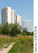 Жилые дома. Северное Чертаново. Москва (2011 год). Стоковое фото, фотограф E. O. / Фотобанк Лори