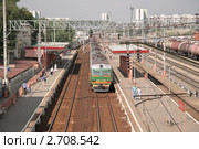 Железнодорожная платформа Бескудниково (2011 год). Редакционное фото, фотограф Алёшина Оксана / Фотобанк Лори