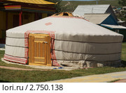 Забайкалье, п. Агинское. Юрта в Агинском дацане (2011 год). Стоковое фото, фотограф Валерий Лаврушин / Фотобанк Лори