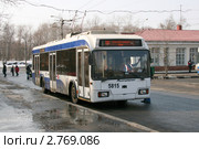 Московский троллейбус, модель БКМ 321. Маршрут 20, Белорусский вокзал - Серебряный бор (2011 год). Редакционное фото, фотограф Щеголева Ольга / Фотобанк Лори