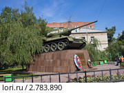 Котельники. Танк "Мать-Родина" (2011 год). Редакционное фото, фотограф Вячеслав Беляев / Фотобанк Лори