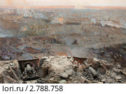 Фрагменты полотна панорамы «Оборона Севастополя 1854—1855 гг.» (2011 год). Редакционное фото, фотограф Михаил Рыбачек / Фотобанк Лори