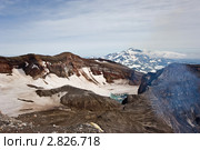 Кратеры вулкана Горелый (Камчатка) Стоковое фото, фотограф Борис Иванов / Фотобанк Лори