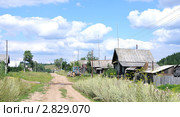 Улица в деревне. Стоковое фото, фотограф ivolodina / Фотобанк Лори