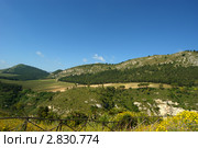 Горная долина, остров Сицилия, Италия (2011 год). Стоковое фото, фотограф Владимир Журавлев / Фотобанк Лори