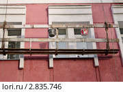 Ремонт фасада (2011 год). Редакционное фото, фотограф Илюхина Наталья / Фотобанк Лори