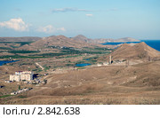 Крымский пейзаж. Окрестности Карадага (2011 год). Стоковое фото, фотограф Григорий Стоякин / Фотобанк Лори