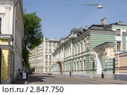 Москва, Подсосенский переулок в историческом центре города (2007 год). Стоковое фото, фотограф Солодовникова Елена / Фотобанк Лори