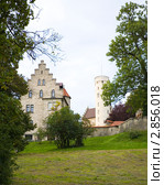 Германия. Лихтенштайн. Замок Лихтенштайн Х1Х в. (2011 год). Стоковое фото, фотограф Владимир Чинин / Фотобанк Лори