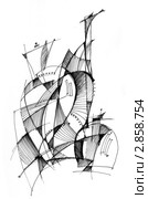 Абстрактный рисунок. Структура. Стоковая иллюстрация, иллюстратор Ольга Садовникова / Фотобанк Лори