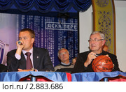 Андрей Ватутин и Йонас Казлаускас (2011 год). Редакционное фото, фотограф Геннадий Милуцкий / Фотобанк Лори