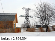 Дачка под ЛЭП (2011 год). Стоковое фото, фотограф Анатолий Матвейчук / Фотобанк Лори