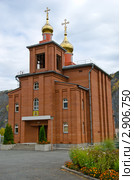Храм Вознесения Господня, поселок Черемушки Республика Хакасия. Стоковое фото, фотограф Игорь Боголюбов / Фотобанк Лори