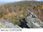 Хребет Таганай осенью (2011 год). Редакционное фото, фотограф Виталий Горелов / Фотобанк Лори