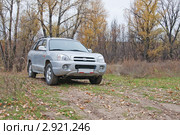 Внедорожник Hyundai Santa Fe (2011 год). Редакционное фото, фотограф Андрей Ижаковский / Фотобанк Лори