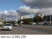 Проспект Октября в Уфе (2011 год). Редакционное фото, фотограф Free Wind / Фотобанк Лори