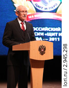 Президент Республики Башкортостан Рустэм Хамитов (2011 год). Редакционное фото, фотограф Free Wind / Фотобанк Лори
