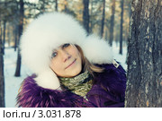 Красивая девушка. Стоковое фото, фотограф Евгений Мишуров / Фотобанк Лори