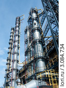 Завод по переработке газа. Стоковое фото, фотограф Николай Забурдаев / Фотобанк Лори