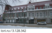 Город Уфа, улица Коммунистическая. Зима (2012 год). Редакционное видео, видеограф Mikhail Erguine / Фотобанк Лори