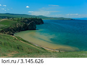 Берега озера Байкал, остров Ольхон, Россия. Стоковое фото, фотограф Opra / Фотобанк Лори