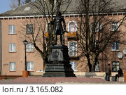 Балтийск. Памятник Петру Первому (2011 год). Редакционное фото, фотограф Наталья Белотелова / Фотобанк Лори