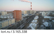 Город Уфа, улица Бульвар Ибрагимова. Завод УЗЭМИК, ТЭЦ -2 (2011 год). Редакционное видео, видеограф Mikhail Erguine / Фотобанк Лори