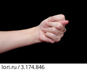 Кукиш. Стоковое фото, фотограф Алёшина Оксана / Фотобанк Лори
