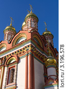 Церковь Николы на Берсеневке. Фрагмент (2012 год). Стоковое фото, фотограф Аркадий Захаров / Фотобанк Лори