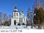 Церковь Рождества Богородицы в селе Рождествено - Суворово (2012 год). Стоковое фото, фотограф Елена Коромыслова / Фотобанк Лори
