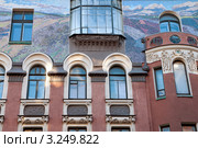 Стиль модерн в Петербурге (Ул. Большая Зеленина, 28) (2012 год). Стоковое фото, фотограф Александр Алексеев / Фотобанк Лори